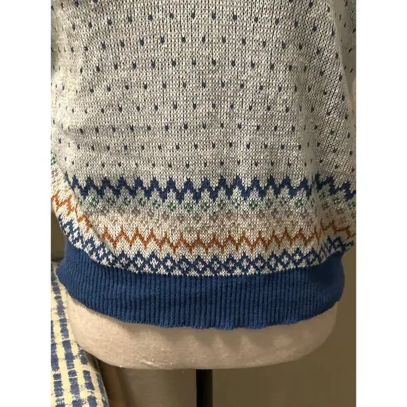 Vintage 90s Brittania Cotton Sweater Vest - Picture 3 of 10